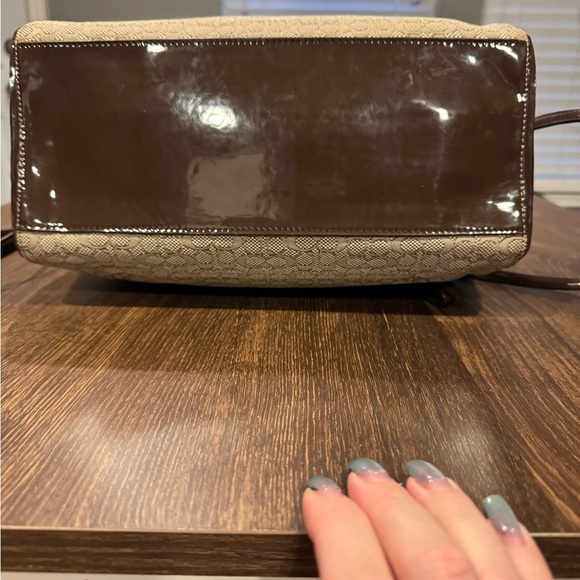 Coach Signature C Oxford Satchel Handbag Purse - Picture 8 of 13